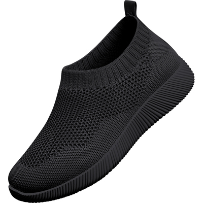 老北京布鞋女黑色网面工作鞋