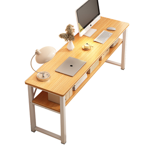 书桌家用女生卧室长条桌简易出租屋靠窗长桌子工作台阳台窄电脑桌