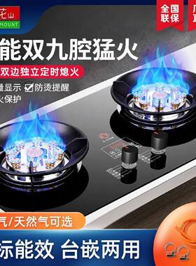 樱花山2026新款燃气灶家用双灶煤气猛火灶不锈钢灶具天然气液化气