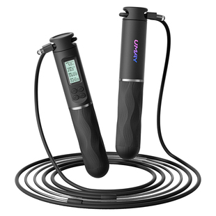 体育中考跳绳学生专用计数绳2025标准比赛运动健身电子竞速钢丝绳