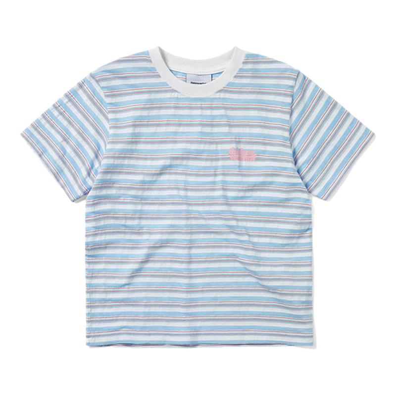 thisisneverthat® Striped W Tee 25夏季新款圆领撞色女式短袖T恤