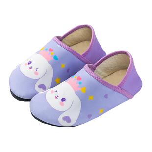 卡通地板鞋秋冬季男女宝宝学步鞋软底室内防滑隔凉厚底地板袜鞋