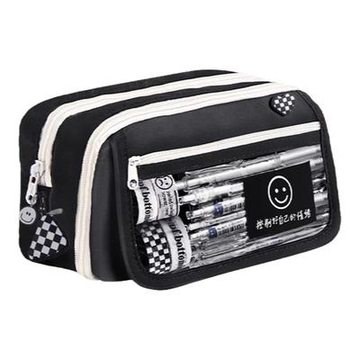 9层超大容量透明层笔袋男女新款