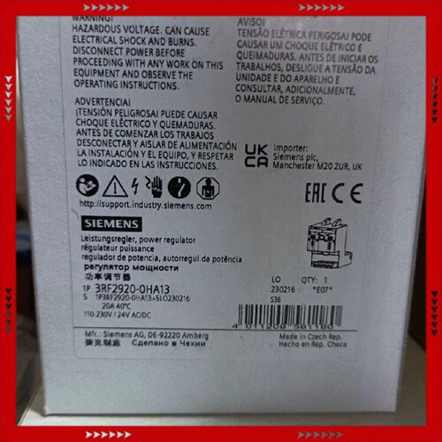 【问价】3RF2920-0HA13功率调节器