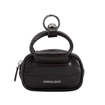 ANNALOCH安娜洛赫 再生系列 真皮包包挂件迷你耳机包钥匙包包