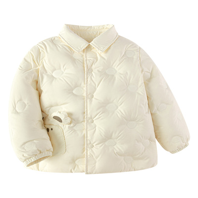 巴拉巴拉羽绒服轻薄衬衫式外套冬