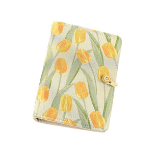 存钱夹钱册活页布艺2026新款现金存钱本大容量可放现金网红纸币百元钞票收纳册一万元存钱本收纳袋攒钱活页本