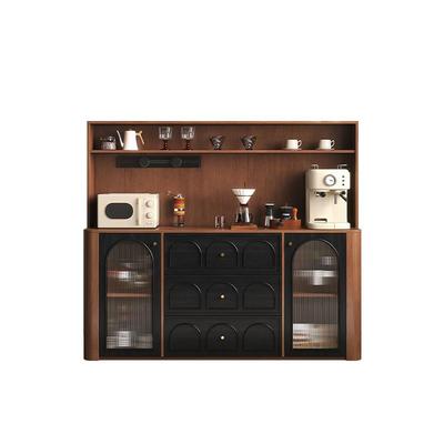 法式高级感餐边柜复古茶水矮柜