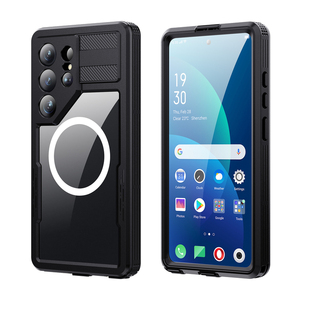 防水手机壳适用Samsung三星S26磁吸S25ultra全包保护套防摔抗震游泳Full Protection Waterproof Cover Case