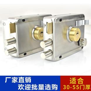 防盗门锁家用老式 门锁大门锁铁门锁具室内房门锁 门锁暗锁碰锁外装