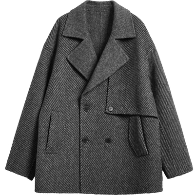 佩川2025秋冬新款双面毛呢大衣