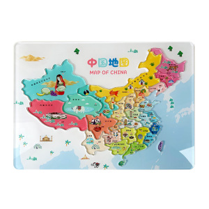 亚克力磁力中国地图清晰透明光滑