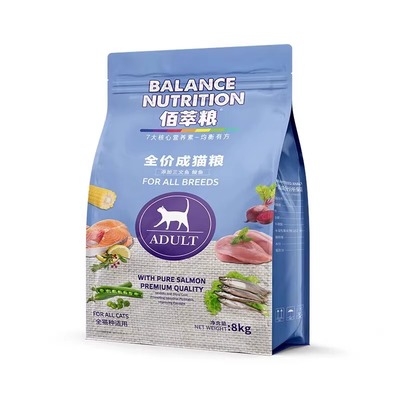 麦富迪佰萃猫粮三文鱼主食冻干试吃流浪猫平价英美短蓝猫通用猫粮