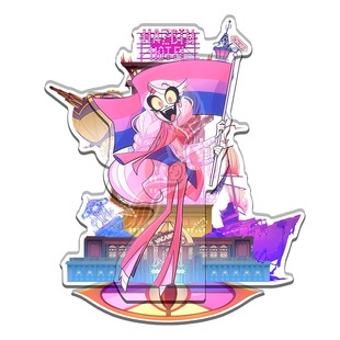 地狱客栈2 Hazbin Hotel 2动漫周边无缝夹层内印CNC切割精工立牌