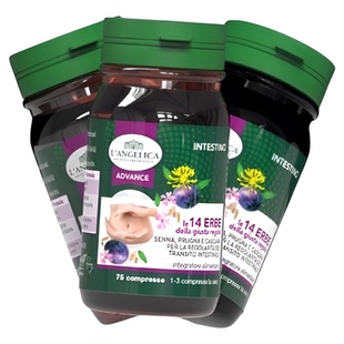 【自营】Langelica小绿瓶清肠片润肠通宿助促排便膳食纤维素3瓶装