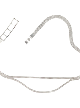 双层分裂项链ins简约冷淡925纯银