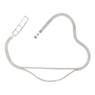 knobbly双层分裂项链 ins简约冷淡风小众设计925纯银锁骨链choker