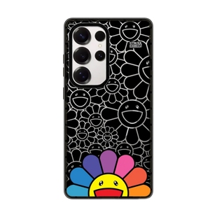 新村上隆手机壳磁吸magsafe亚克力防摔保护套适用于三星Galaxy S25ultra/S25/S24/S23ultra可爱个性高级