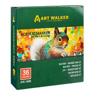 双头丙烯马克笔美术生专用不透色可叠色小学生高颜值软头单支补色儿童手绘diy彩色绘画笔炳稀拍立得涂鸦笔