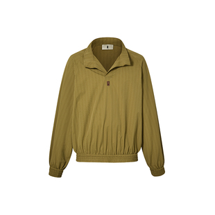 J1M5买手店 NEAR4REST 25春夏 绿色条纹刺绣卫衣 设计师品牌