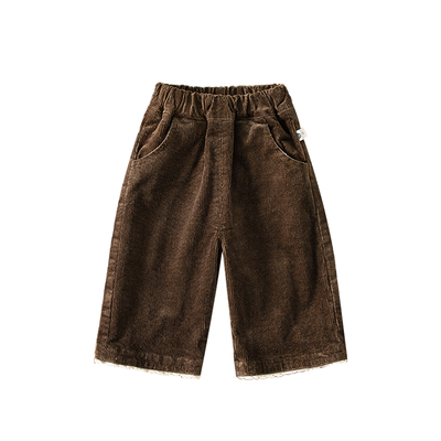 灯芯绒加厚长裤韩版宽松直筒裤子