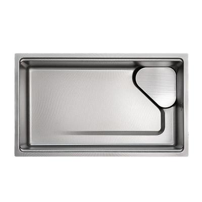 科恩纳TR304不锈钢加厚纳米压纹大单槽洗碗池厨房水槽家用洗菜盆