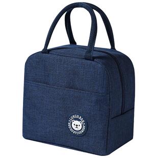 上班族带饭包铝箔手提饭袋兜便当餐包小学生时尚保温装饭盒的袋子