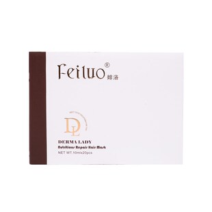 改善毛躁 1盒10条韩国feiluo婔洛发膜免蒸水疗顺滑倒膜护发护发素