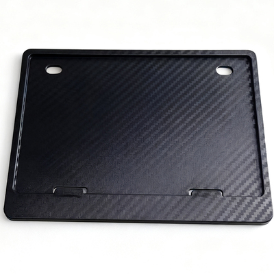 新交规碳纤维后牌照框摩托车牌架