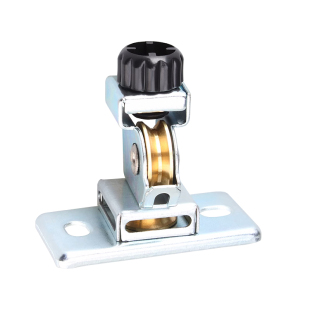 升降晾衣架装饰盖支架晒衣架配件全铜滑轮顶轮转角器通用阳台手摇