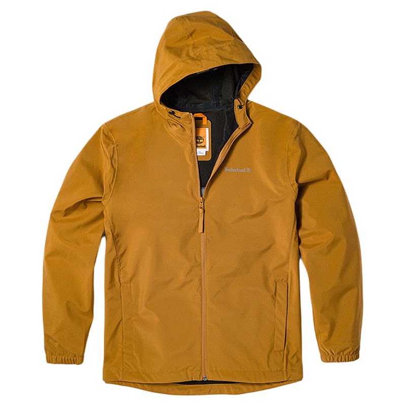 【现货】Timberland/添柏岚男款户外防水防风连帽单层冲锋衣A2GUS