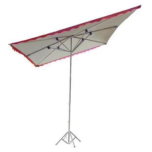 斜面遮阳伞太阳伞大伞大型摆摊专用雨伞户外斜伞商用门口雨棚两用