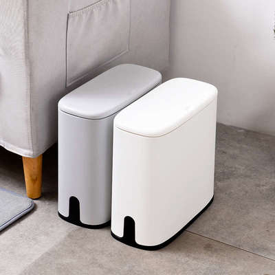 帝梵卫生间垃圾桶不脏手夹缝厕所家用高颜值客厅卧室2025新款纸篓