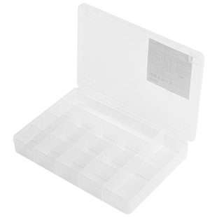 日本首饰收纳盒大容量分隔透明头绳耳夹整理盒耳饰耳环项链饰品盒