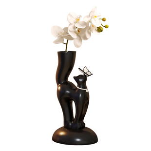 法式中古风高级感花瓶插花假花摆件客厅玄关收纳装饰乔迁新居礼品