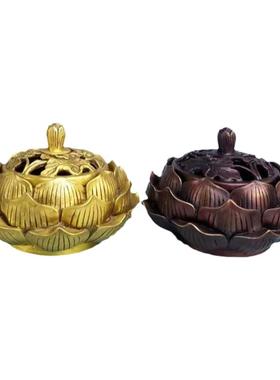 纯铜檀香盘香道八宝家用