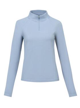 DESCENTE迪桑特WOMEN’S TRAINING系列女士半拉链长袖针织衫