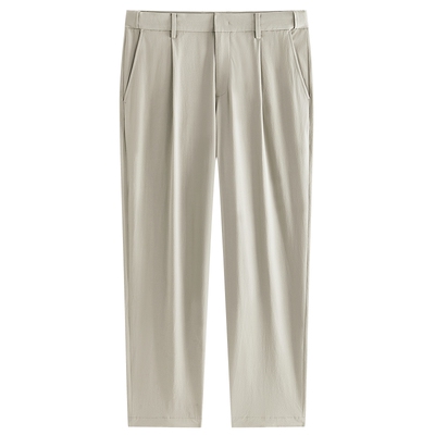 【商场同款】太平鸟男装 时尚休闲裤泡泡纱易打理休闲裤B1GAG1617