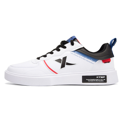 特步男鞋运动鞋板鞋低帮小白鞋