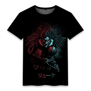 漫画死亡笔记联名cos周边衣服潮流青年男生短袖大童夏季休闲T恤衫