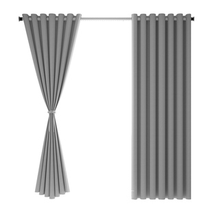 全遮光窗帘卧室2024新款飘窗隔热防晒简易挂钩式柯桥遮阳帘出租房