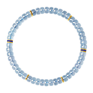 宫里上新海蓝宝手串女款天然蓝宝石水晶手链蓝水晶海宝蓝生日礼物