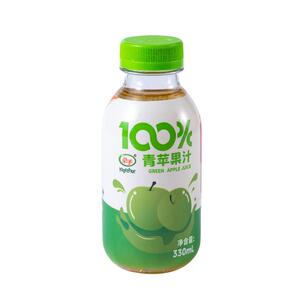 牵手果汁饮料青苹果100%果汁6瓶果汁整箱