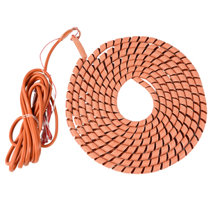 麻花型加热带可调温电热带 螺旋式伴热带实验室超细管路加热带6mm