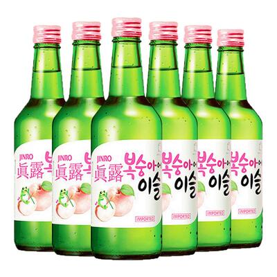 真露烧酒韩国进口整箱24瓶
