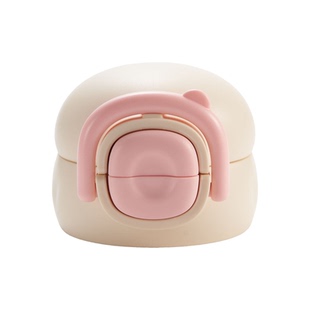 适用迪士尼儿童保温杯双饮盖草莓熊吸管吸嘴英氏迪乐贝尔9241配件