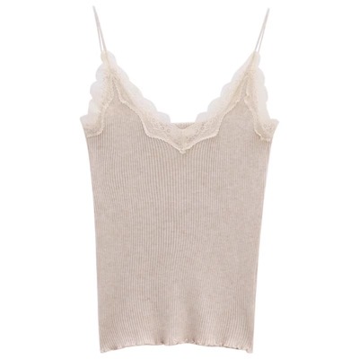 纯欲蕾丝花边内搭吊带背心女夏季