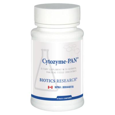 现货 加拿大Biotics Research Cytozyme-Pan 胰腺功能 葡萄糖代谢