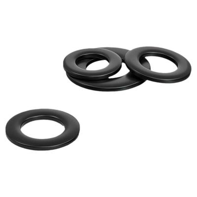黑色304不锈钢平垫加大垫圈华司发黑垫片超薄加宽厚镀黑锌M2-M20