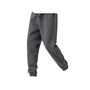 班尼路SK秋冬季休闲裤男加绒宽松束脚百搭时尚潮流九分运动裤子YS